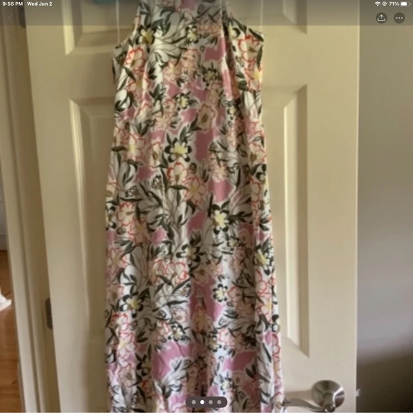 Ann Taylor Midi Dress Sz 6P - Picture 1 of 3